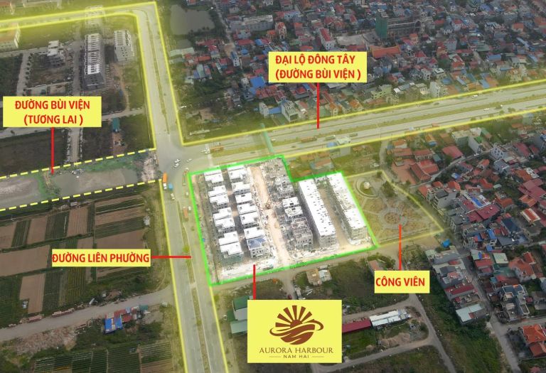 Vị trí dự án Nam Hải Central Park Hải Phòng