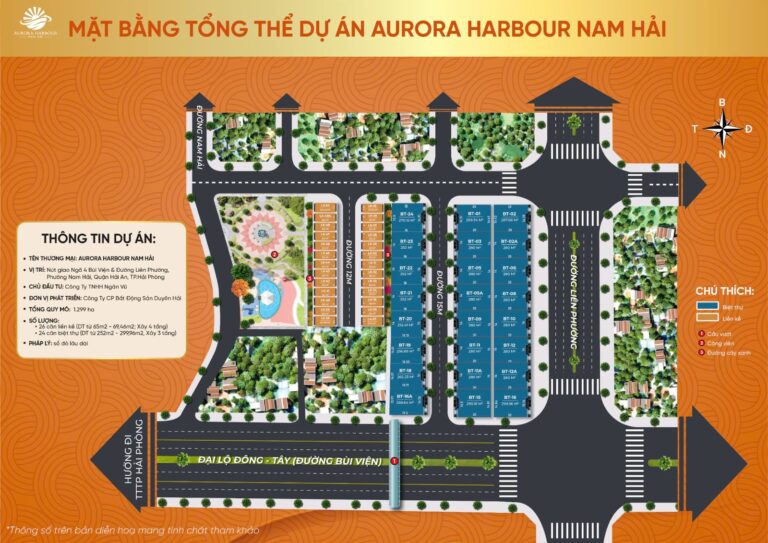 Mặt bằng thiết kế Nam Hải Central Park Hải Phòng