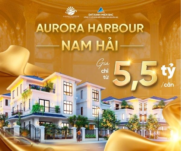 Chỉ từ 5.5 tỷ/căn Aurora Harbour Nam Hải