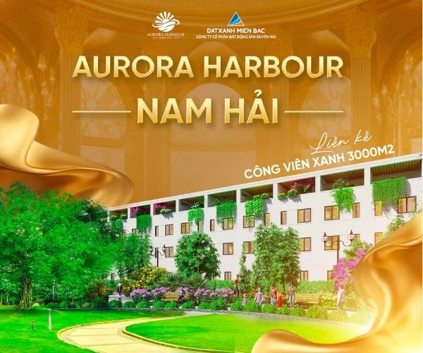 Aurora Harbour Nam Hải sở hữu công viên xanh 3000m2